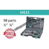STELS Szerszámkészlet kofferben 98 db-os 1/2"- 1/4" Cr-V S2 Stels