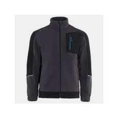 STENSO REVOLT FLEECE polár kabát szürke-fekete-petrolkék 2XL()