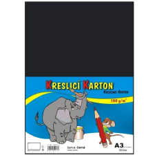 STEPA rajzlap, A3, 50 lap, 180 g/m2, fekete rajzlap