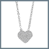  Sterling ezüst nyaklánc szív medállal 5350044