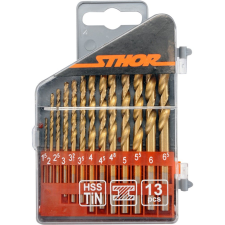 STHOR titánfúró készlet 13 db (5906083223006) szerszám kiegészítő