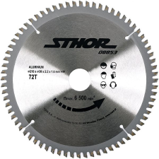 STHOR Vágótárcsa alumíniumhoz 210 x 30 mm 72z csiszolókorong és vágókorong