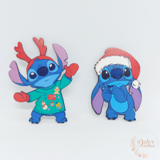 Stich karácsonyi figura - dekorkarton dekorációs kellék
