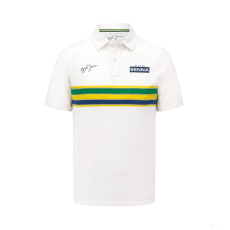 Stichd Ayrton Senna Férfi, Stripe, Galléros Póló 2022