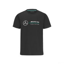 Stichd Mercedes Gyerek Póló, Large Logo, Fekete, 2022 gyerek póló