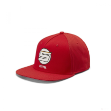 Stichd Sebastian Vettel sapka - Ferrari Flatbrim, piros, 2019 férfi sapka