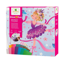  Stick & Fun mozaik - Balerina hercegnők kreatív és készségfejlesztő