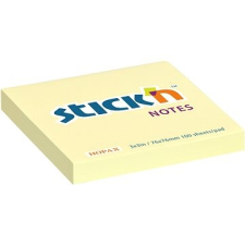 Stick´n by Hopax STICK´N 76 x 76 mm, sárga, 100 lap jegyzettömb