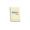 Stick'n Öntapadó jegyzettömb, 76x51 mm, 100 lap, STICK N, pasztellsárga