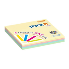  STICK N Öntapadó jegyzettömb, 76x76 mm, 100 lap, STICK N &quot;Magic Pad&quot; pasztell színek jegyzettömb