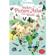 Sticker Picture Atlas of the World – Sam Lake idegen nyelvű könyv