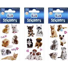 STICKERBOO Sticker Boo Cuki Kölykök Matrica 6x18 cm - Cicás, Kutyás (STK NAK77) kreatív és készségfejlesztő
