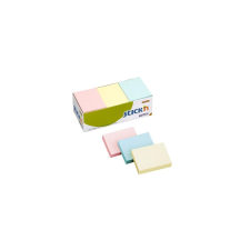 Stickn Öntapadó jegyzettömb STICK`N 38x51mm vegyes pasztel mix 3x4x100 lap post-it