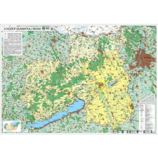 Stiefel A Közép-Dunántúl régió falitérkép térkép