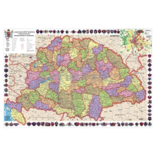 Stiefel A Magyar Szent Korona országai térképe, fémléces térkép