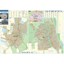Stiefel Békés térkép, Mezőberény térkép 100 x 70 cm Stiefel 2016 térkép