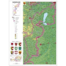 Stiefel Burgenland térképe (német) térkép
