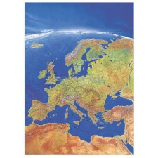 Stiefel Európa falitérkép satelit 100 x 140 cm Európa panorámatérképe kézzel festett fóliás poszter térkép