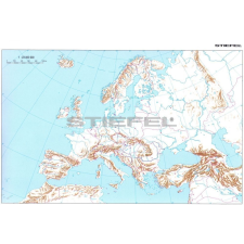 Stiefel Európa körvonalas munkatérképe térkép