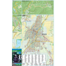 Stiefel Gyöngyös térképe, falitérkép térkép