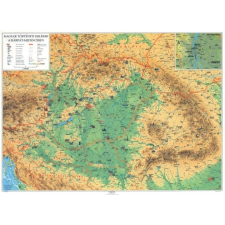 Stiefel Kárpát-medence falitérkép fémléccel Stiefel 100x70 cm térkép