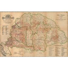 Stiefel Magyarország borászati térképe könyöklő Stiefel 65x45 cm térkép