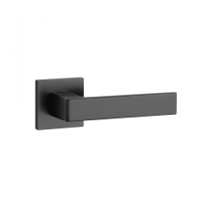 STILE HIRA Négyzetrozettás Q SLIM 7MM BLACK - Fekete WC zár és alkatrészei