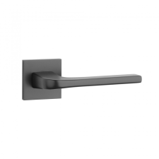 STILE NAKA Négyzetrozettás Q SLIM 7MM BLACK - Fekete (CSAK KILINCS FELSŐ ROZETTÁN) zár és alkatrészei