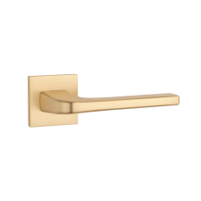 Stile NAKA Négyzetrozettás Q SLIM 7MM GOLD SATIN - Szatén arany színű PZ zár és alkatrészei