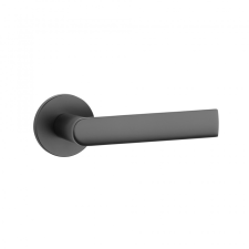 STILE REWA Körrozettás R SLIM 7MM BLACK - Fekete WC zár és alkatrészei