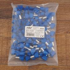 Stilo érvéghüvely iker 2*16/16 kék villanyszerelés