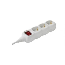 Stilo Hálózati elosztó kapcsolóval 3h 5m 3x1,5mm2 vezeték! hosszabbító, elosztó