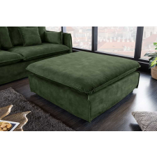 Stílusos puff Eden 100 cm sötétzöld bársony bútor