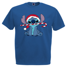  Stitch Cukorpálca - Karácsonyi Férfi Póló férfi póló