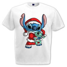 Stitch Mikulás - Karácsonyi Férfi Póló férfi póló
