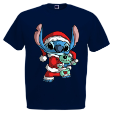 Stitch Mikulás - Karácsonyi Férfi Póló férfi póló
