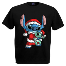 Stitch Mikulás - Karácsonyi Férfi Póló férfi póló
