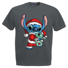 Stitch Mikulás - Karácsonyi Férfi Póló férfi póló
