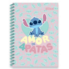 Stitch spirálos notesz B5 - Amor de 4patas füzet