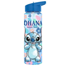 Stitch szívószálas kulacs 600 ml - Ohana kulacs, kulacstartó