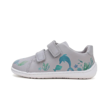 Stitch&Walk - Virágmintás fehér Barefoot cipő - S088-51887 - 31 gyerek cipő