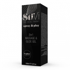 StiVi Spray & Play 2in1 Massage & Glide Gel - vízbázisú síkosító (100 ml) síkosító