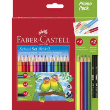 Stocktechnik Kereskedelmi Kft. Faber-Castell Színes ceruza készlet 18+4+2db-os színes ceruza