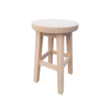Stokedli, bükkfa, kör alakú ülőfelület, 27cm bútor
