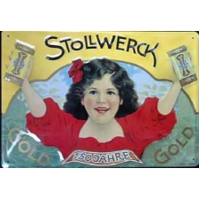 Stollwerk - Fémtábla dekoráció