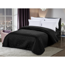  STONE fekete ágytakaró mintával 220x240 cm lakástextília