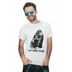  Stop animal testing - Férfi Póló