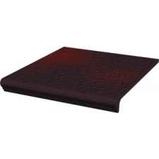  STOPNICA PROSTA Z KAPINOSEM STRUKTURALNA BROWN  Cloud Brown Duro 30x33x1,1 csempe