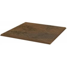  STOPNICA RYFLOWANA NAROŻNA STRUKTURALNA BEIGE  Semir Beige 30x30x1,1 csempe