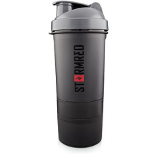 StormRed Shaker tartállyal, fekete, 400ml fitness eszköz